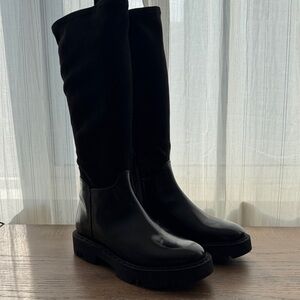 Aquatalia Black Over the Knee Boots